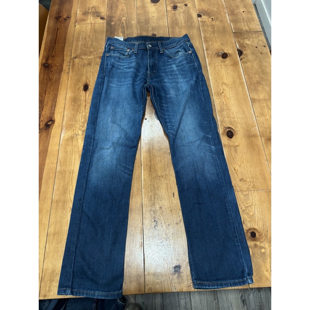 Levi's 514 Men's Straight Fit Jeans‎ Size W32 L32 Medium Wash Blue Denim